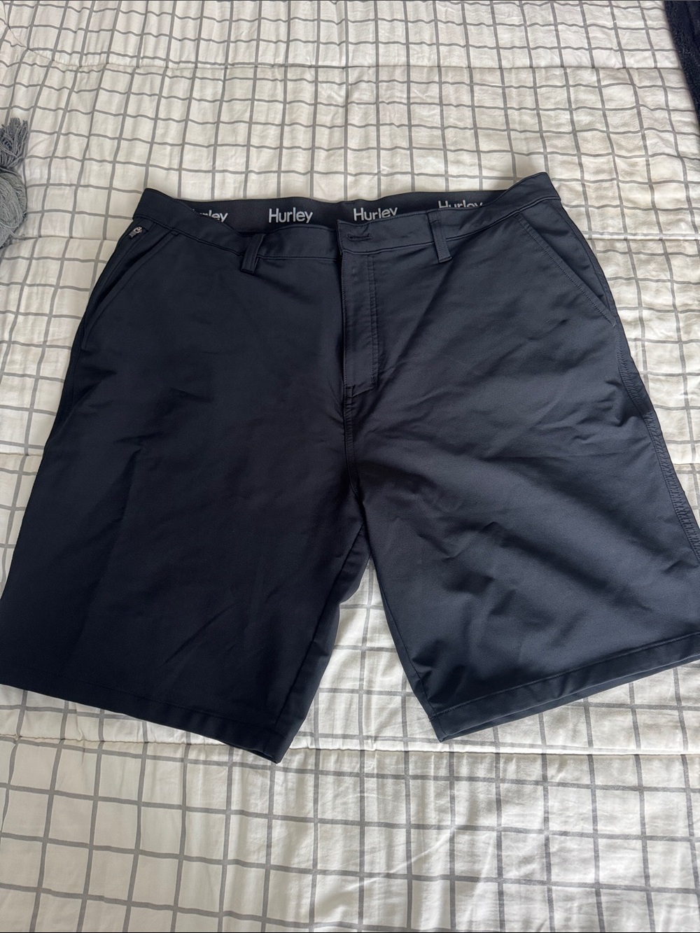 Hurley Black Men's Hybrid Boardwalk Shorts